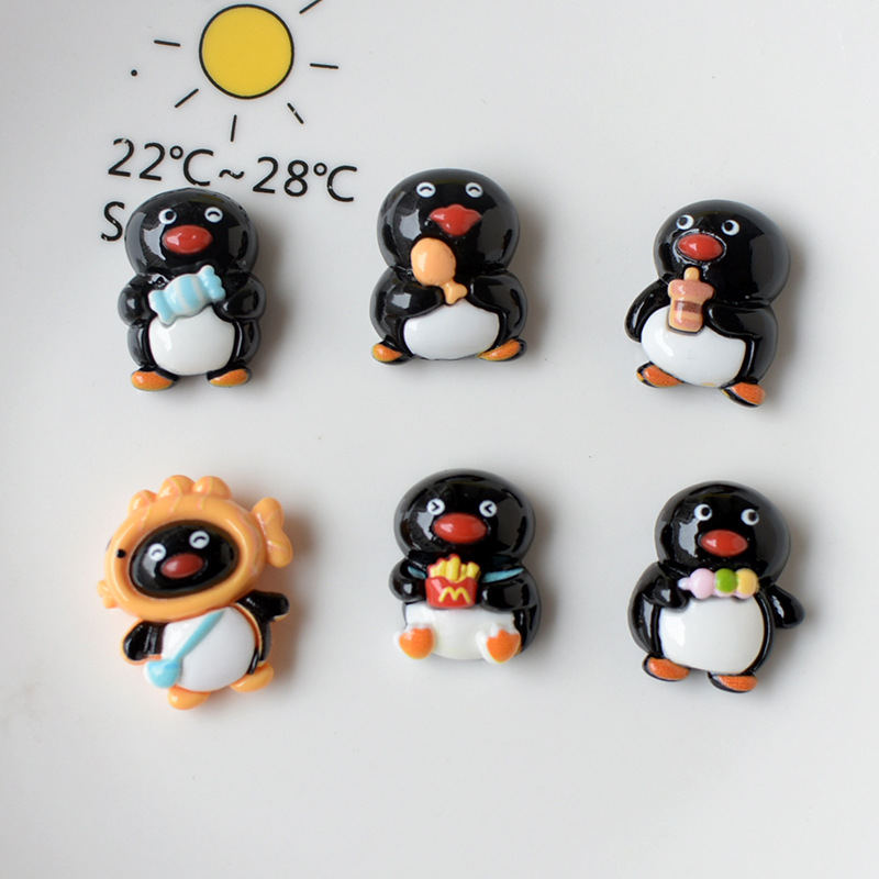 10Pcs Cute Penguin Fish Flatba - огляд і ціна Resin Art Earrings Material