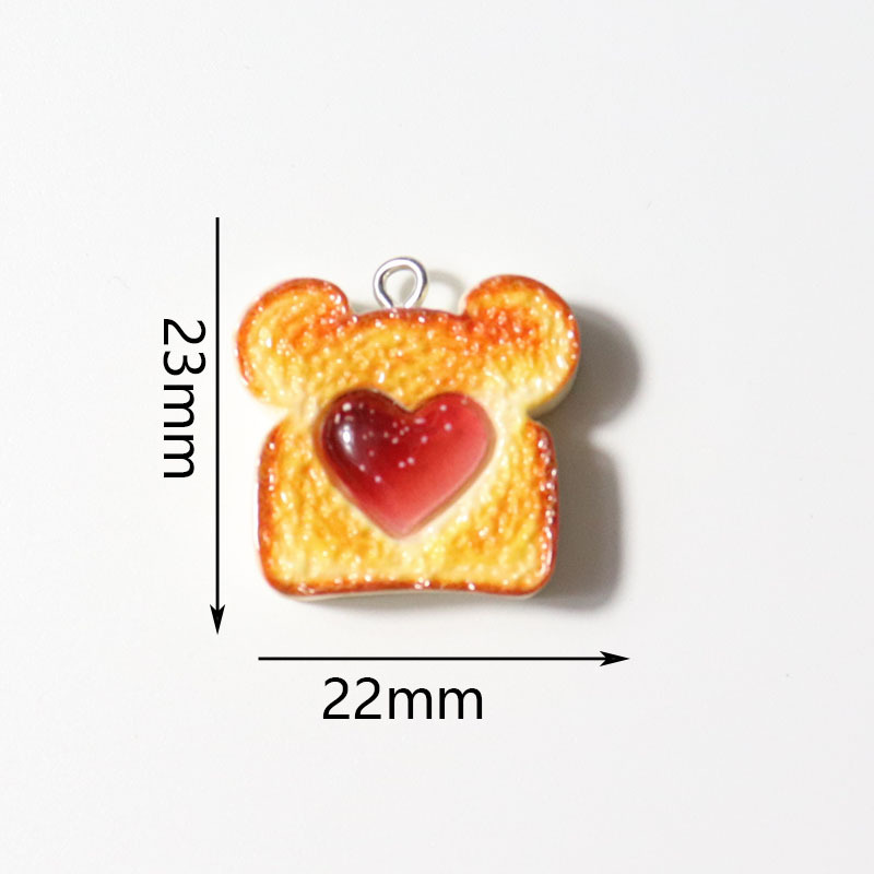 10pcs Resin Plastic Bread Pend - огляд і ціна Resin Art Decor