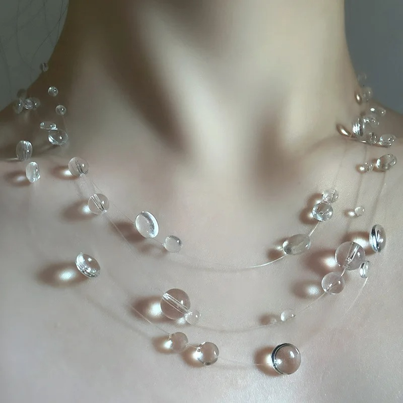 Fashion Handmade Water Drop Ne - огляд і ціна Resin Art Necklace