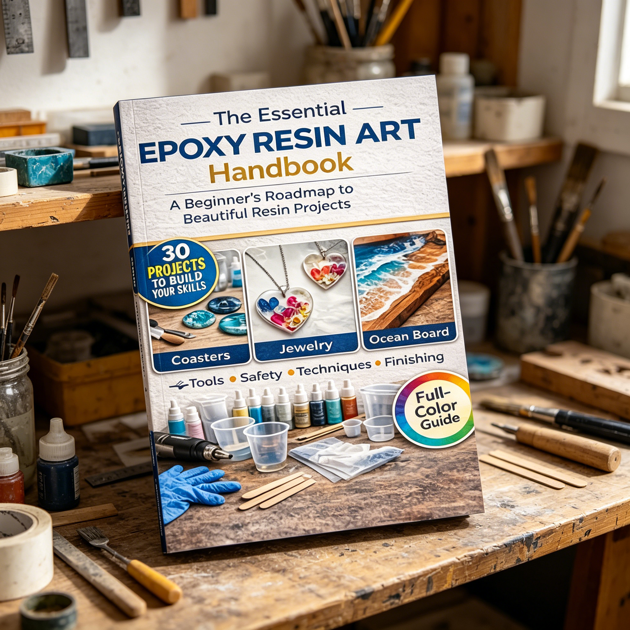 Epoxy Resin Art Book Guide for - огляд і ціна Resin Art Learning