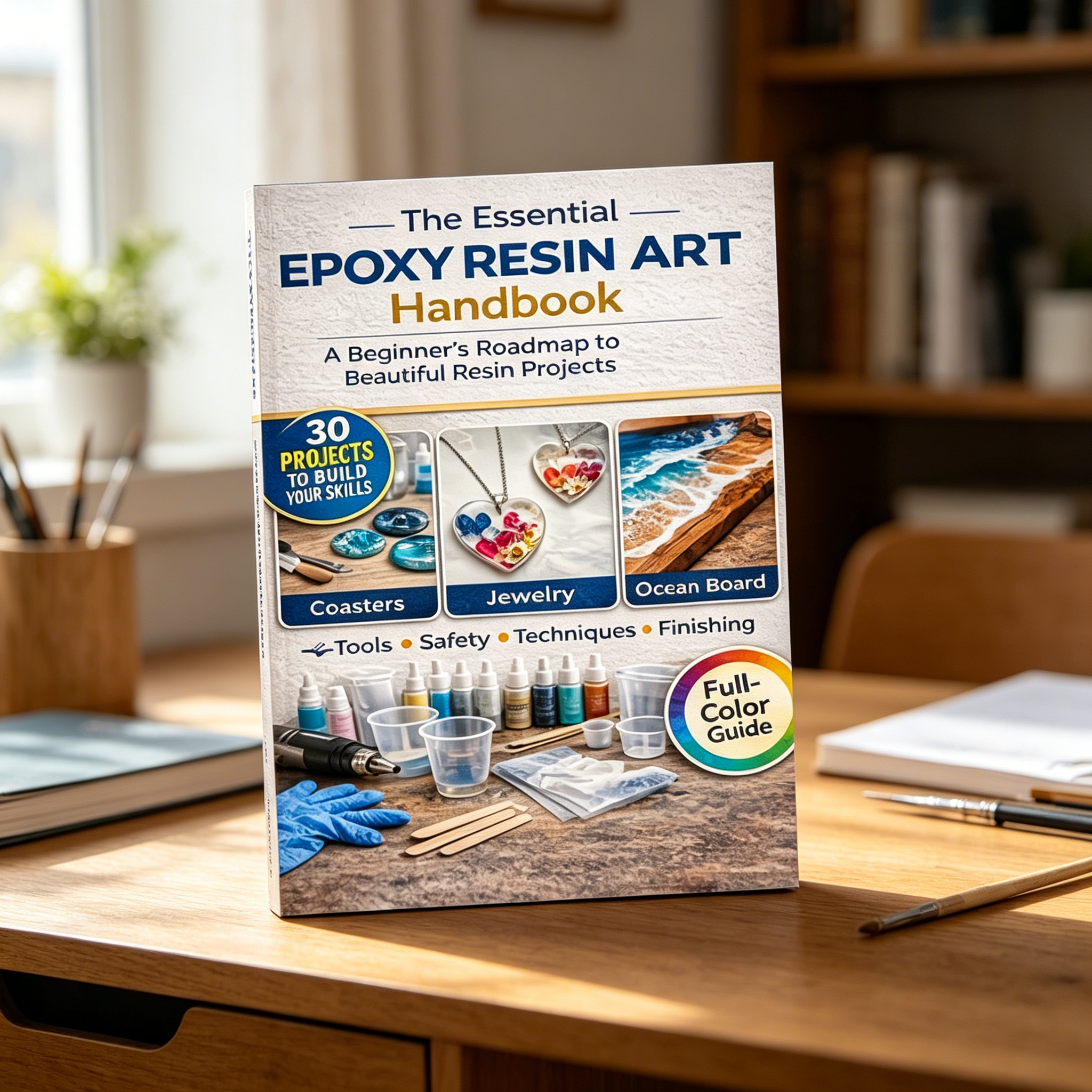 Epoxy Resin Art Book Guide for - огляд і ціна Resin Art Learning