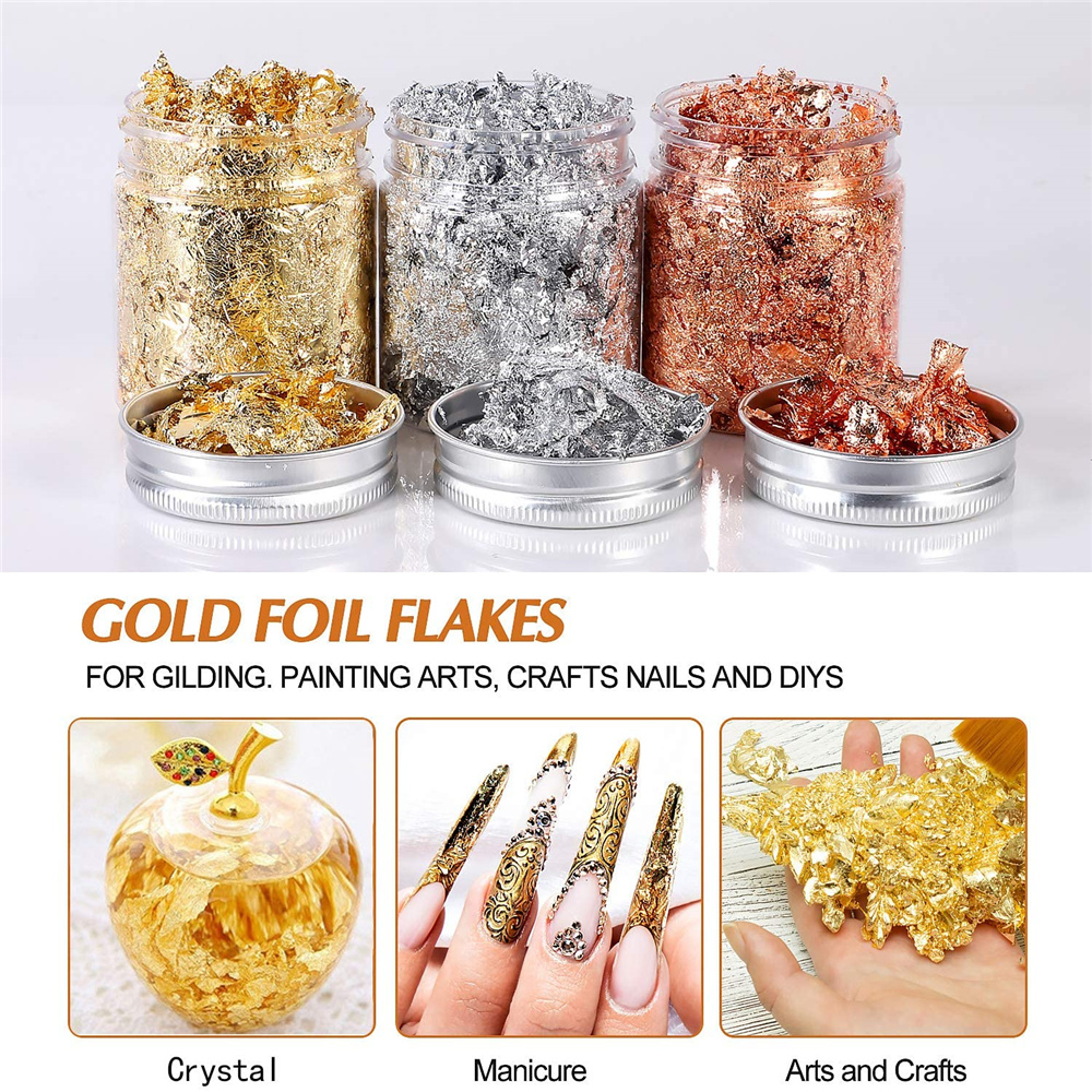 Imitation Rose Gold Silver Cop - огляд і ціна Gold Leaf Foil