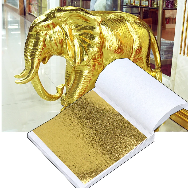 Aomily 9x9cm 100 Sheets Practi - огляд і ціна Gold Leaf Foil