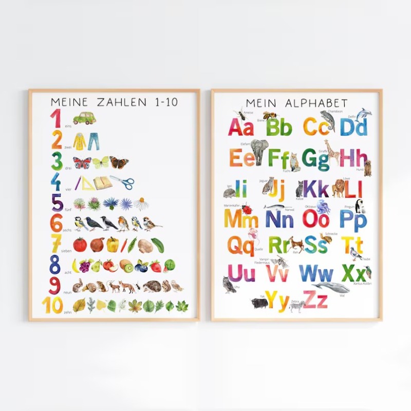 2026 Number ABC Children Poste - огляд і ціна Resin Art Learning