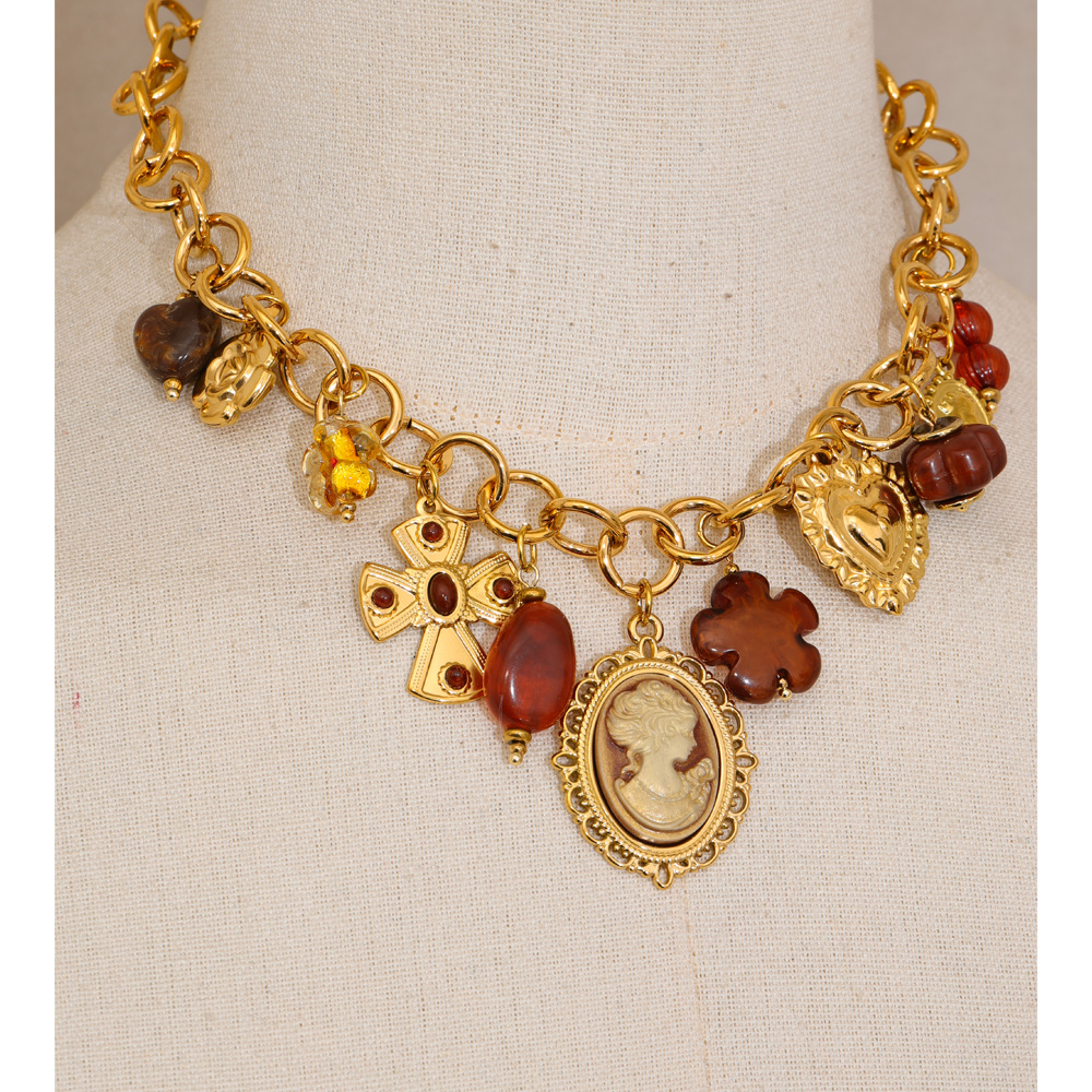 Yhpup Exclusive Design Handmad - огляд і ціна Resin Art Necklace
