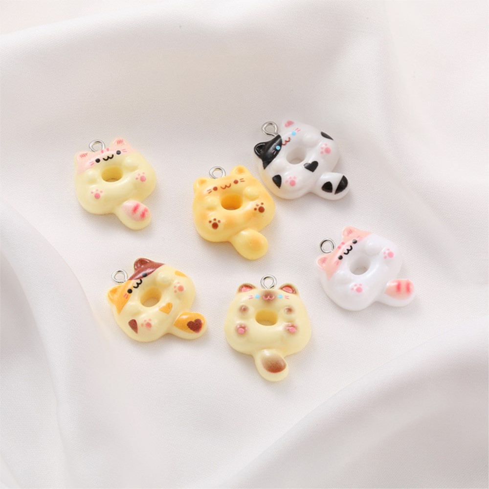 10Pcs Kawaii Cartoon Cat Resin - огляд і ціна Resin Art Box