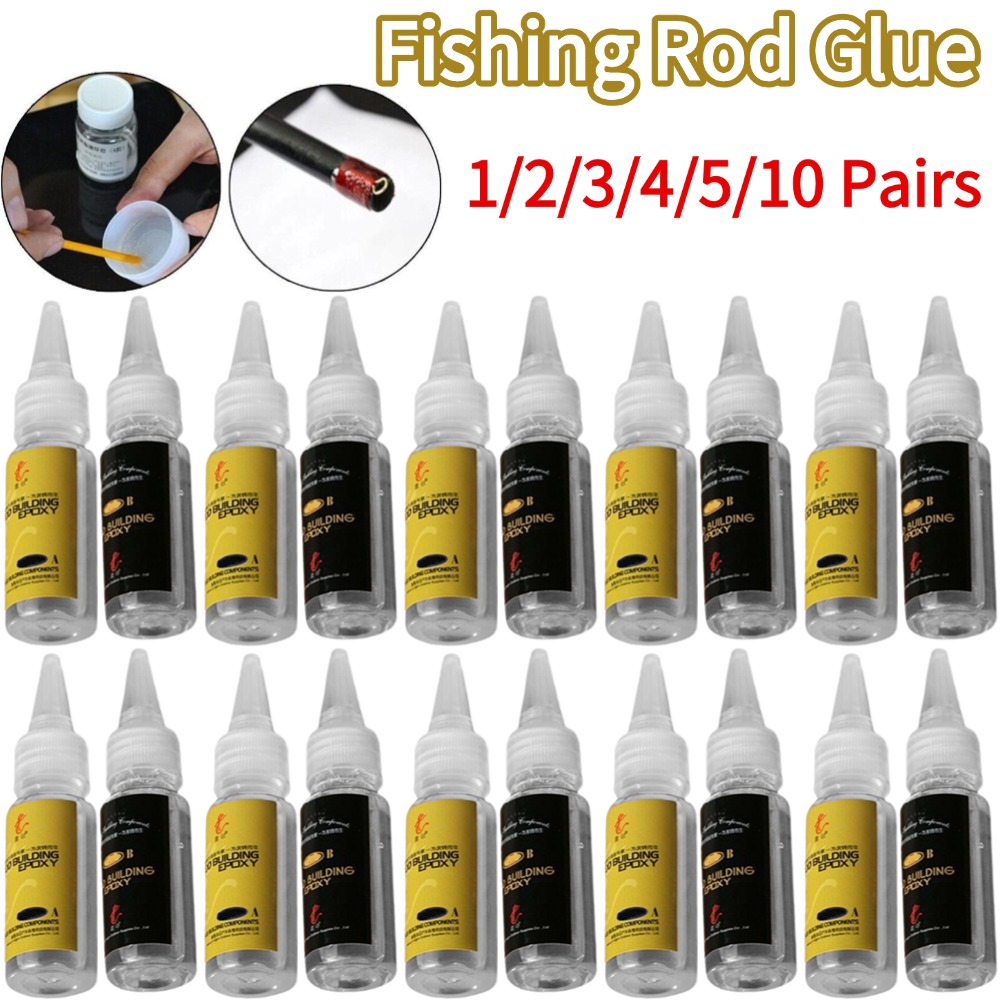 2Pcs Fishing Rod Glue Fishing  - огляд і ціна Epoxy Resin Ab