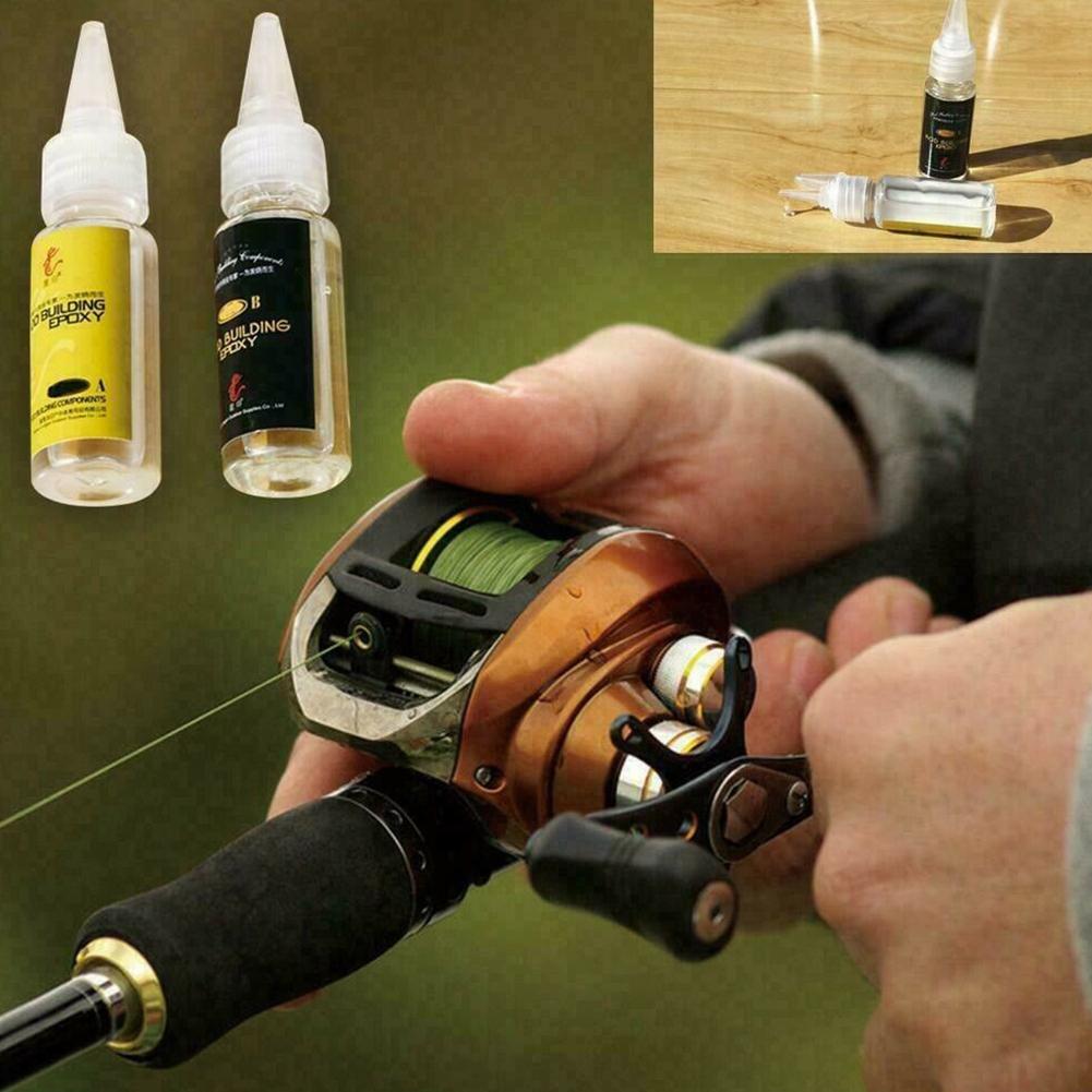 2Pcs Fishing Rod Glue Fishing  - огляд і ціна Epoxy Resin Ab