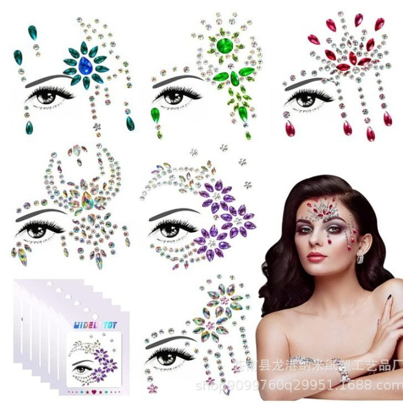 Acrylic Resin Face Gems Rhines - огляд і ціна Resin Art Sticker