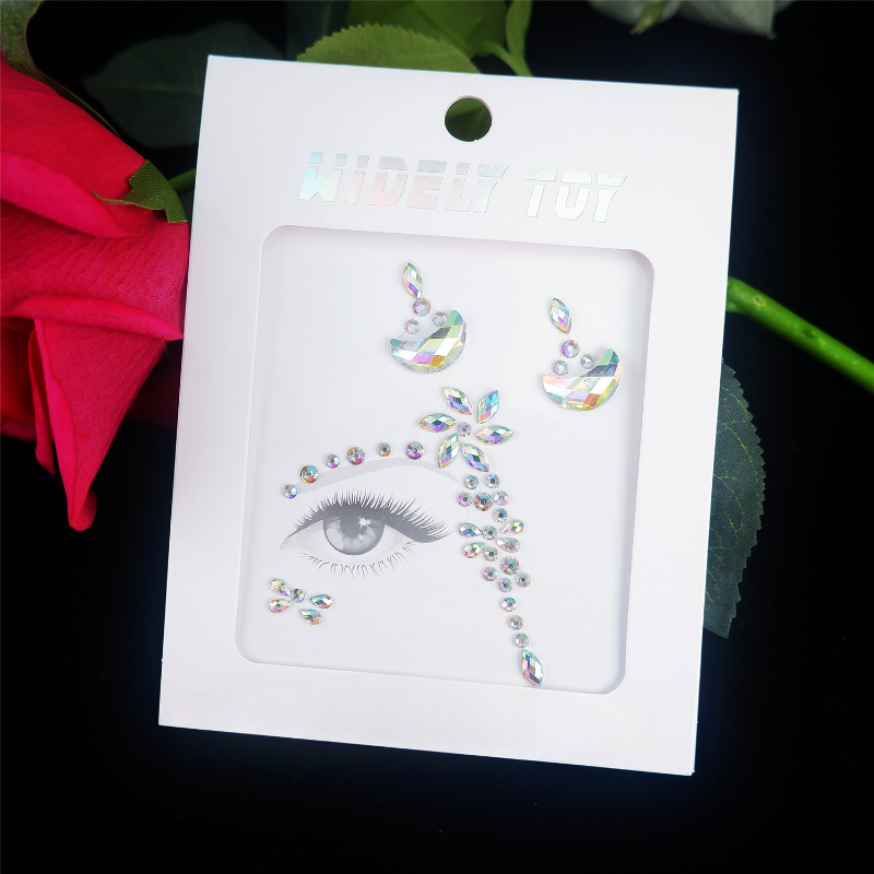 Acrylic Resin Face Gems Rhines - огляд і ціна Resin Art Sticker