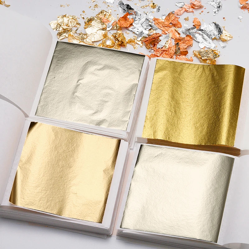 100-200sheets Imitation Gold F - огляд і ціна Gold Leaf Foil