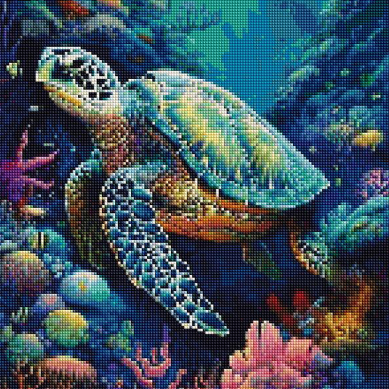 1PC frameless  Full Square Rou - огляд і ціна Resin Art On Wall