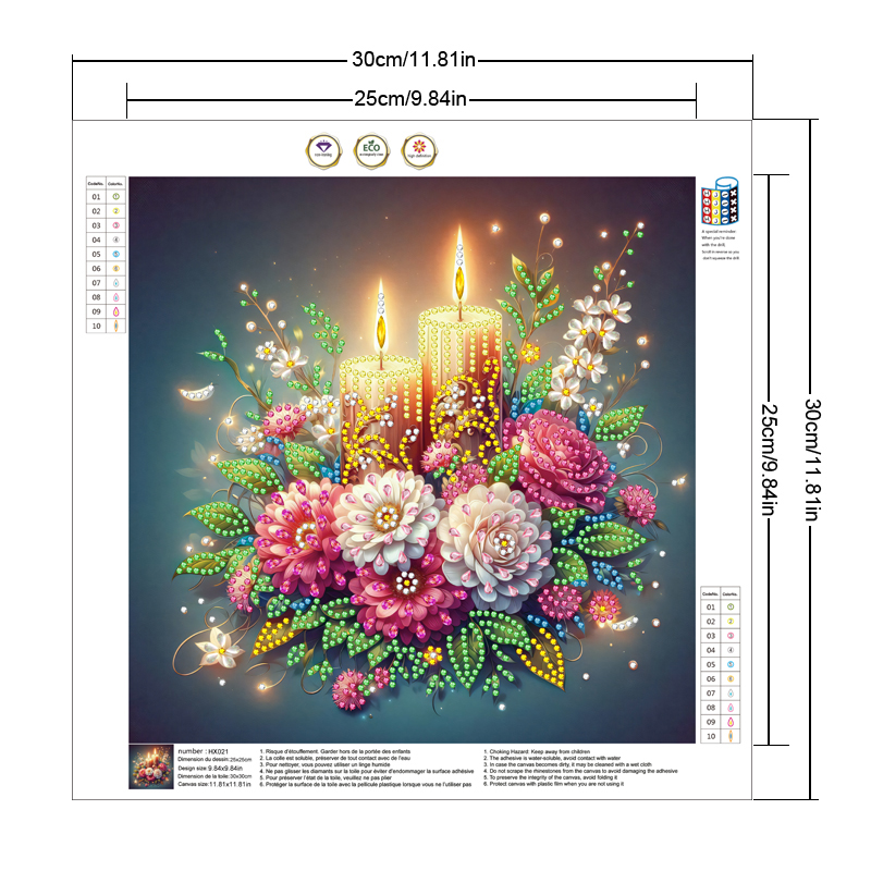 DIY 5D Diamond Painting Kit fo - огляд і ціна Resin Art Design For Wedding