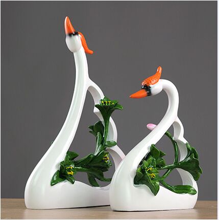 couples swan lovers art decora - огляд і ціна Resin Art Anniversary Gift