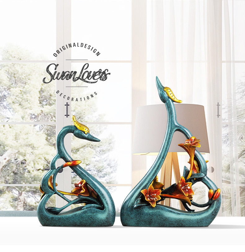 couples swan lovers art decora - огляд і ціна Resin Art Anniversary Gift