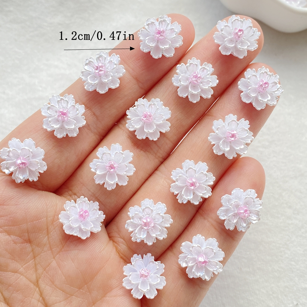 50Pcs Cute Mini Cartoon Flower - огляд і ціна Resin Art Design For Wedding