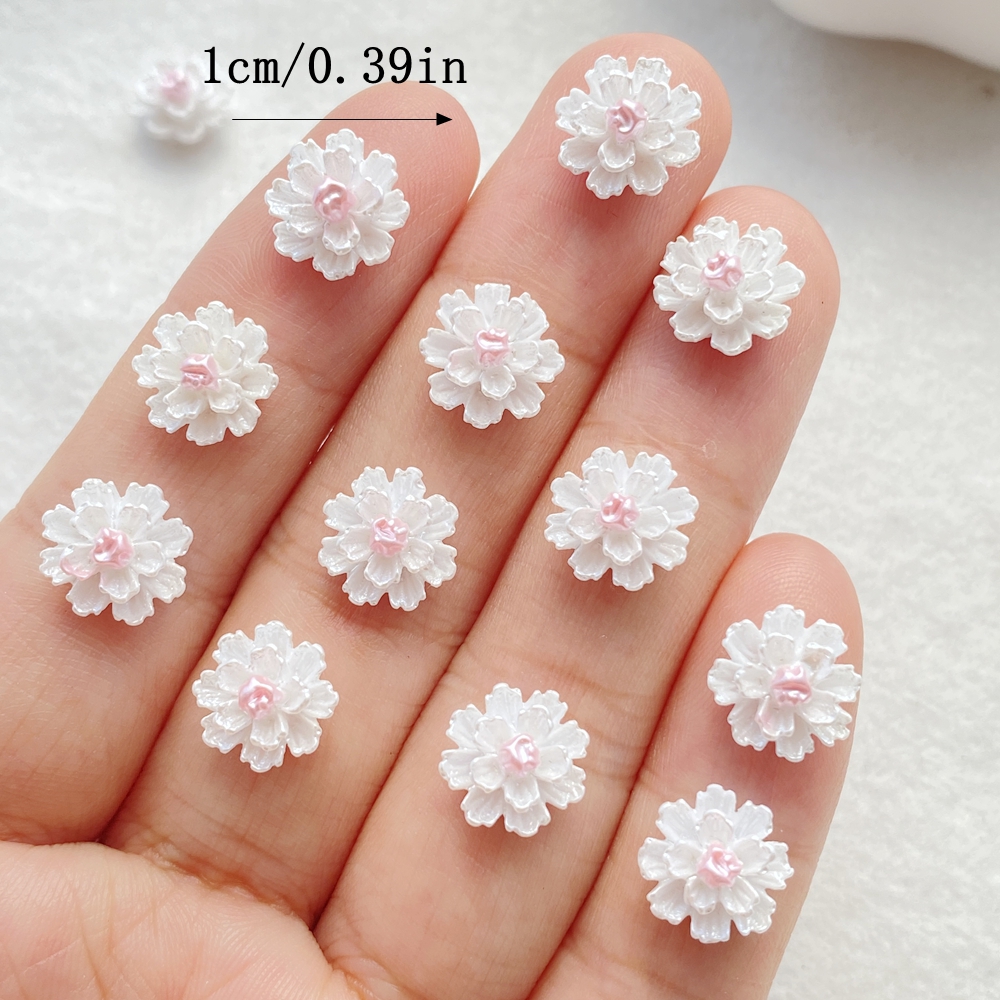 50Pcs Cute Mini Cartoon Flower - огляд і ціна Resin Art Design For Wedding
