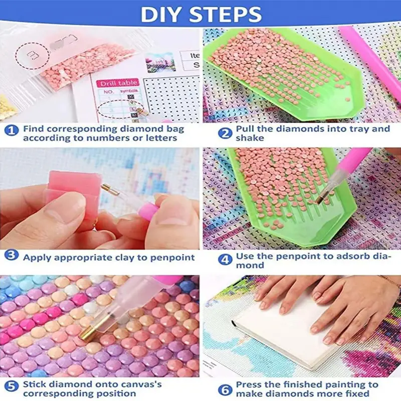 DIY Diamond Painting Colorful  - огляд і ціна Resin Art On Wall