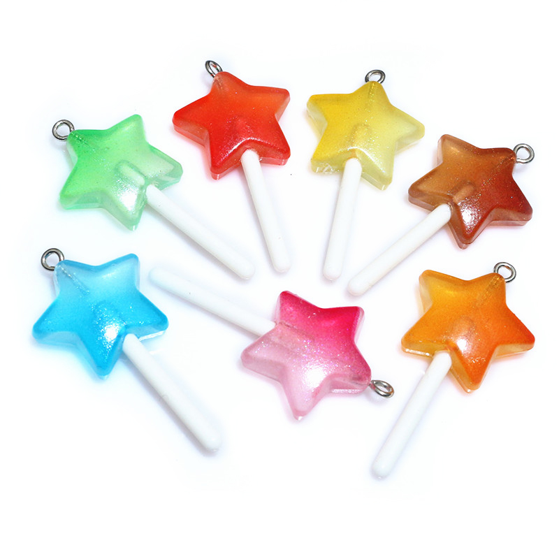 10pcs Resin Pendants Shiny Rou - огляд і ціна Resin Art Box