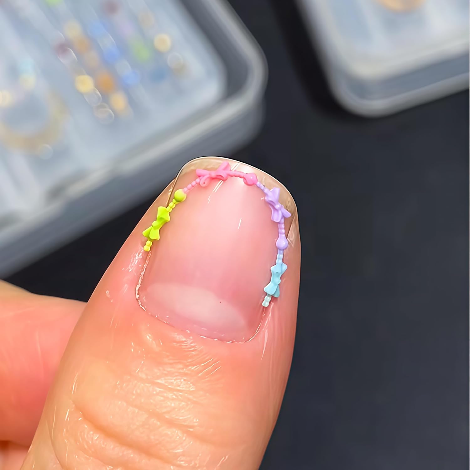 3D Bead Necklace Gel Nail Art  - огляд і ціна Resin Art Necklace