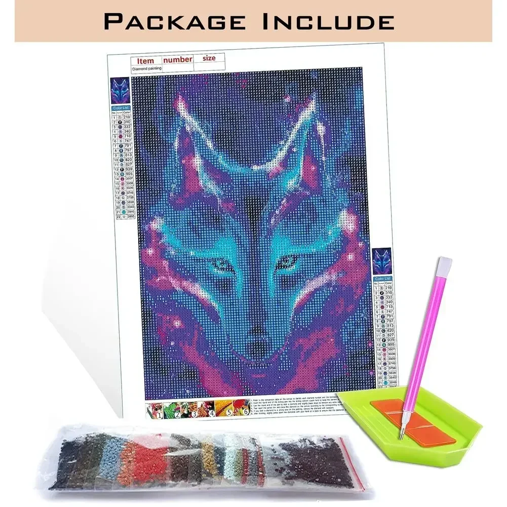 1pc frameless 5D Diamond Paint - огляд і ціна Resin Art Learning