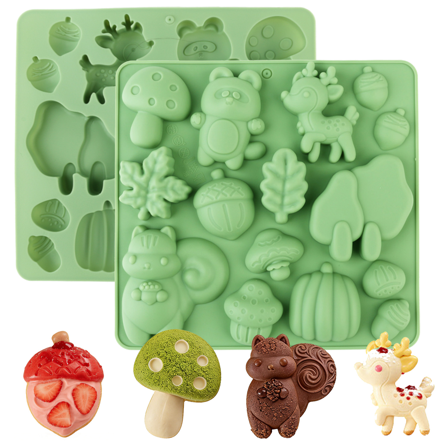 1 Silicone Cake Mold in the Sh - огляд і ціна Resin Art Decor