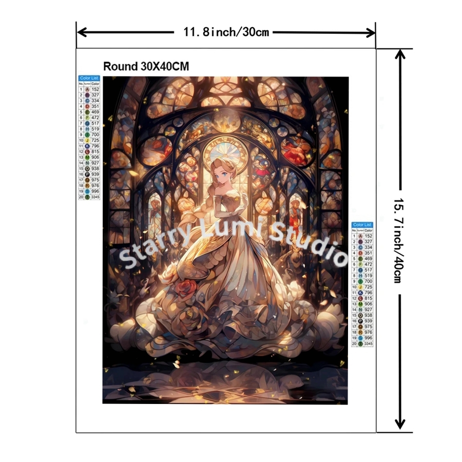 Cute Cinderella Castle 5D Full - огляд і ціна Resin Art For Beginners