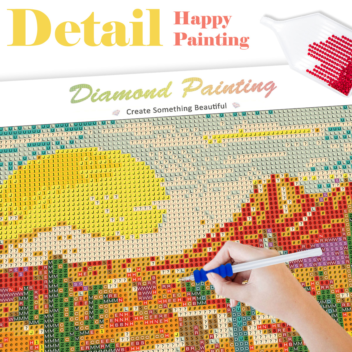RUOPOTY 5D DIY Diamond Art Pai - огляд і ціна Resin Art Wedding Gift