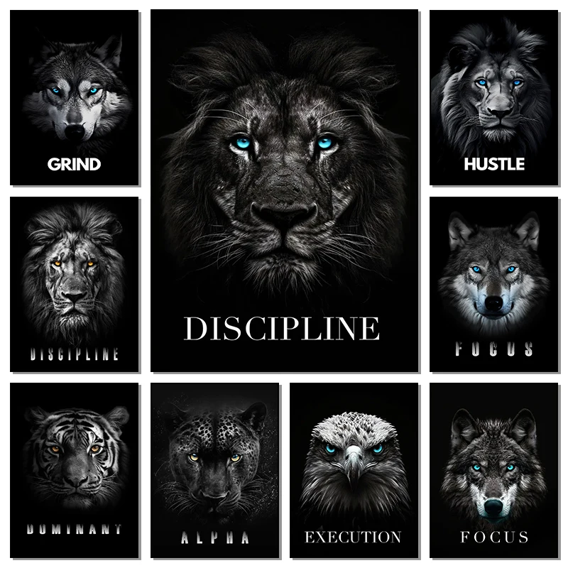 Animal Motivational Wall Art L - огляд і ціна Resin Art Quotes