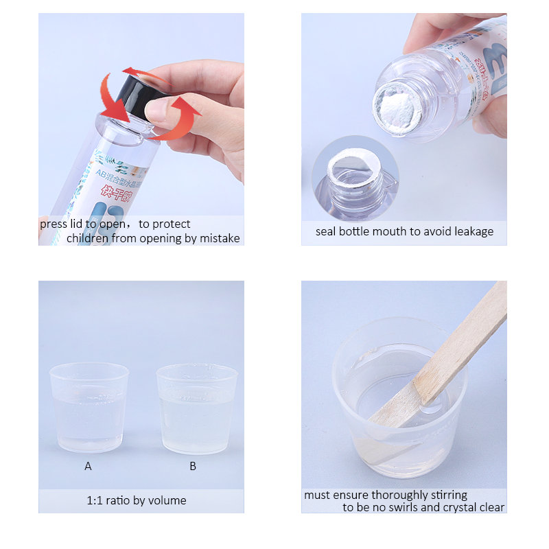1:1 Clear Epoxy Resin Crystal  - огляд і ціна Epoxy Resin Ab