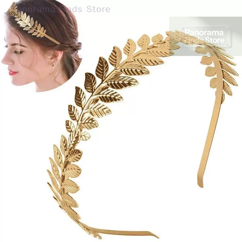 【P】Gold Leaf Headband Headpiec - огляд і ціна Gold Leaf Foil