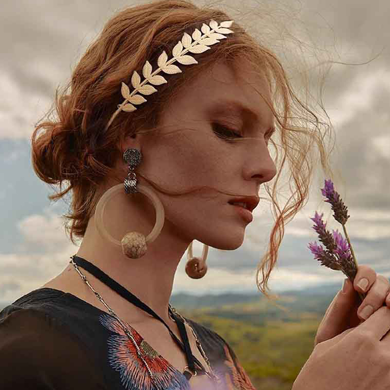 【P】Gold Leaf Headband Headpiec - огляд і ціна Gold Leaf Foil