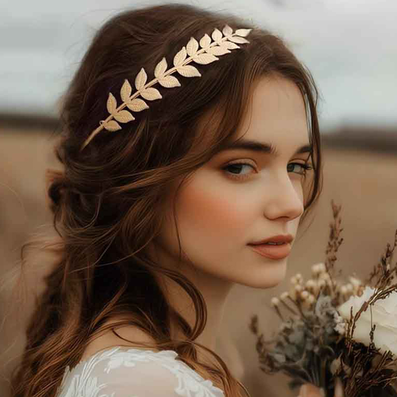 【P】Gold Leaf Headband Headpiec - огляд і ціна Gold Leaf Foil