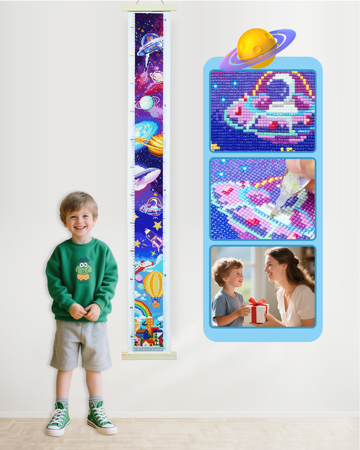 ForeverYoung DIY Growth Chart  - огляд і ціна Resin Art On Wall