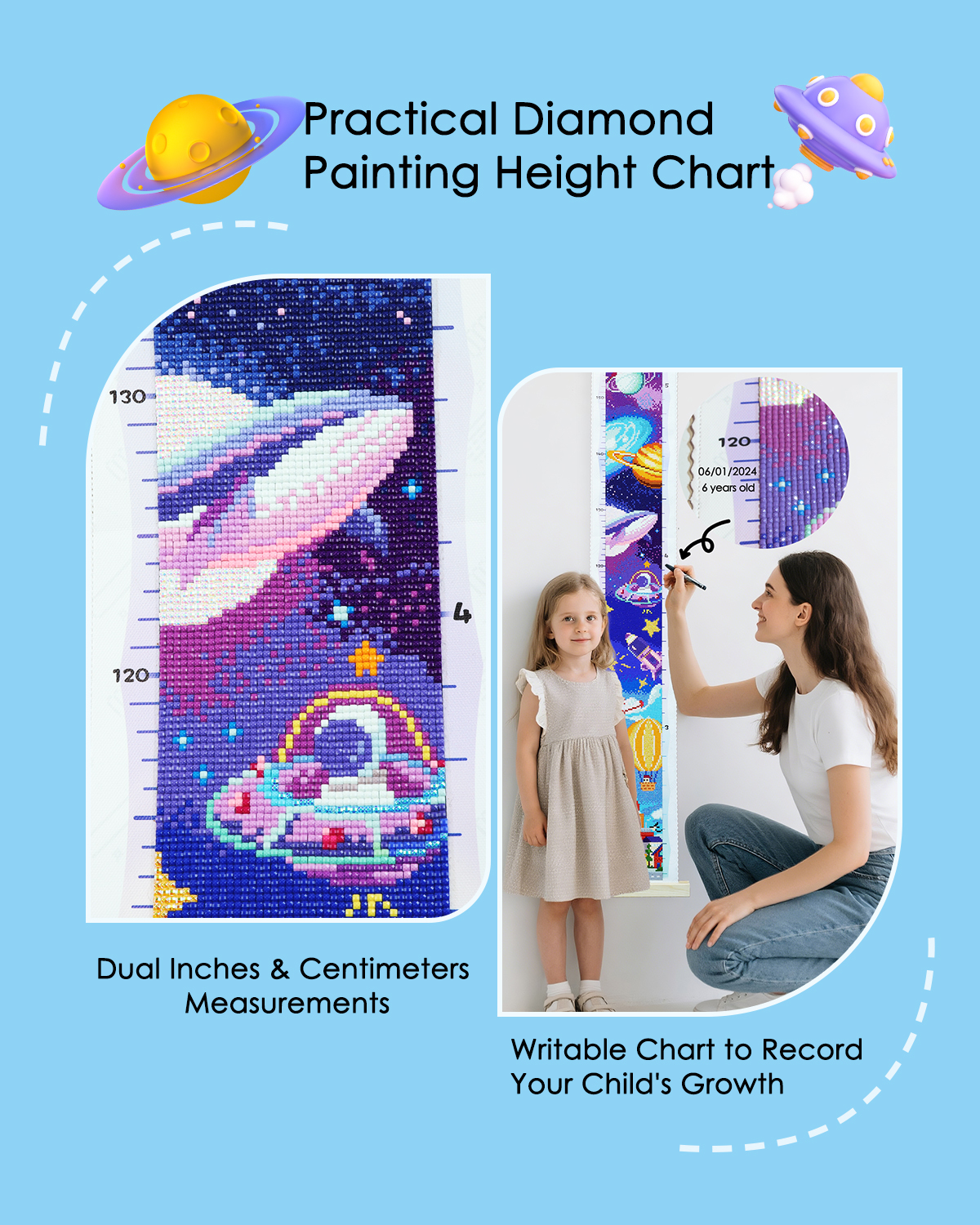ForeverYoung DIY Growth Chart  - огляд і ціна Resin Art On Wall