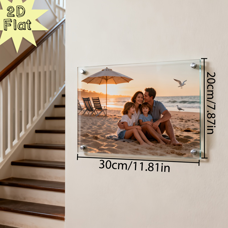 1Pc Custom Family Photo Acryli - огляд і ціна Resin Art Anniversary Gift