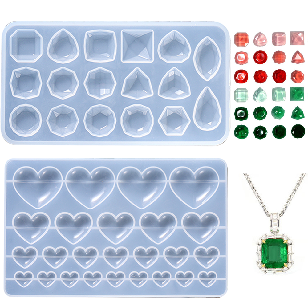 DIY Cube Ring Necklace Bracele - огляд і ціна Resin Art Necklace