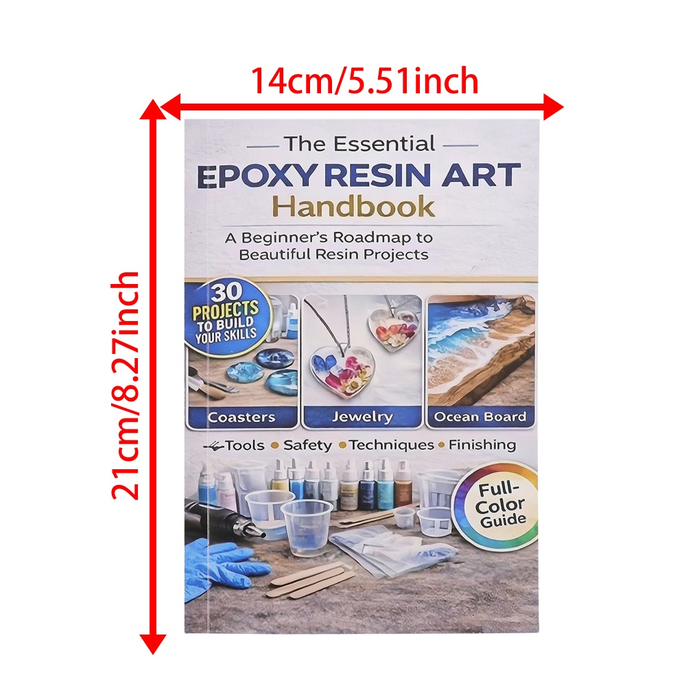 Epoxy Resin Art Handicraft Boo - огляд і ціна Resin Art Learning