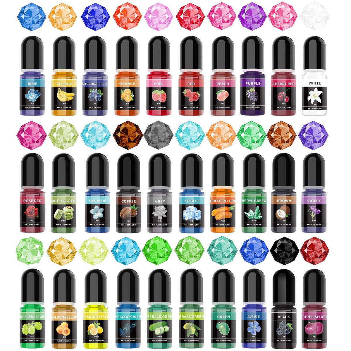 5ml/Bottle Epoxy Resin Pigment - огляд і ціна Epoxy Resin Ab
