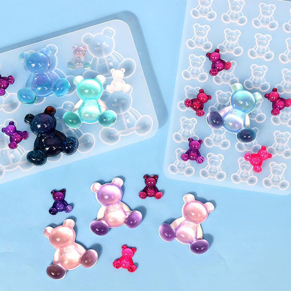 Crystal Bear Resin Silicone Mo - огляд і ціна Resin Art Jewellery