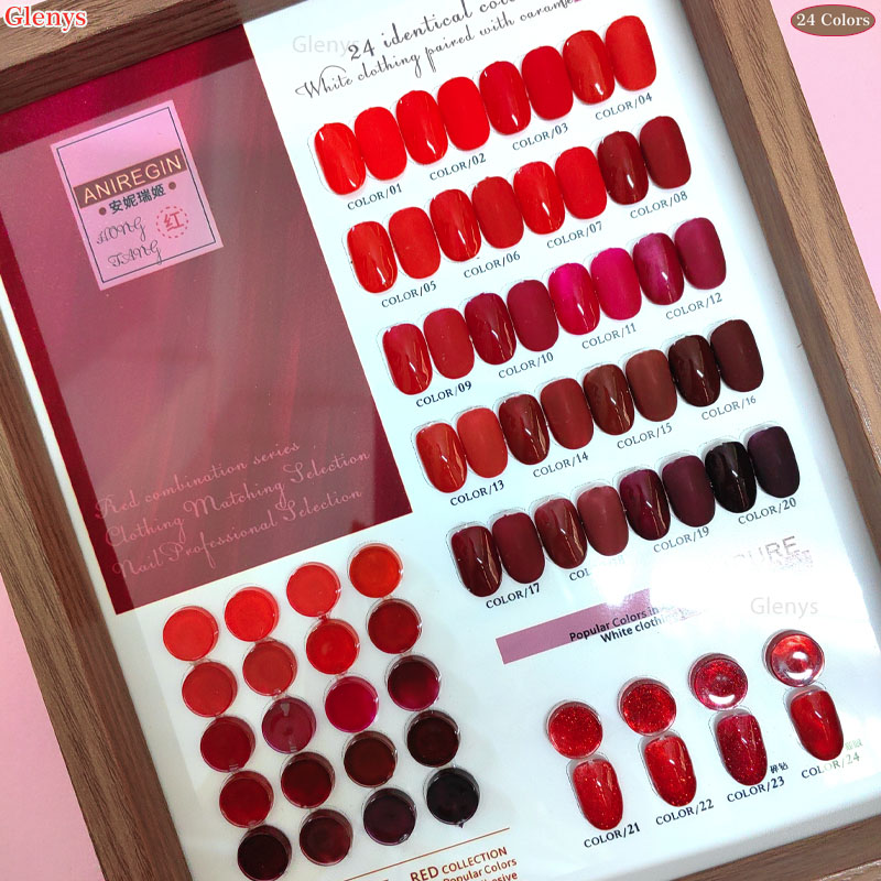 Glenys 24 color beautiful red  - огляд і ціна Resin Art Learning