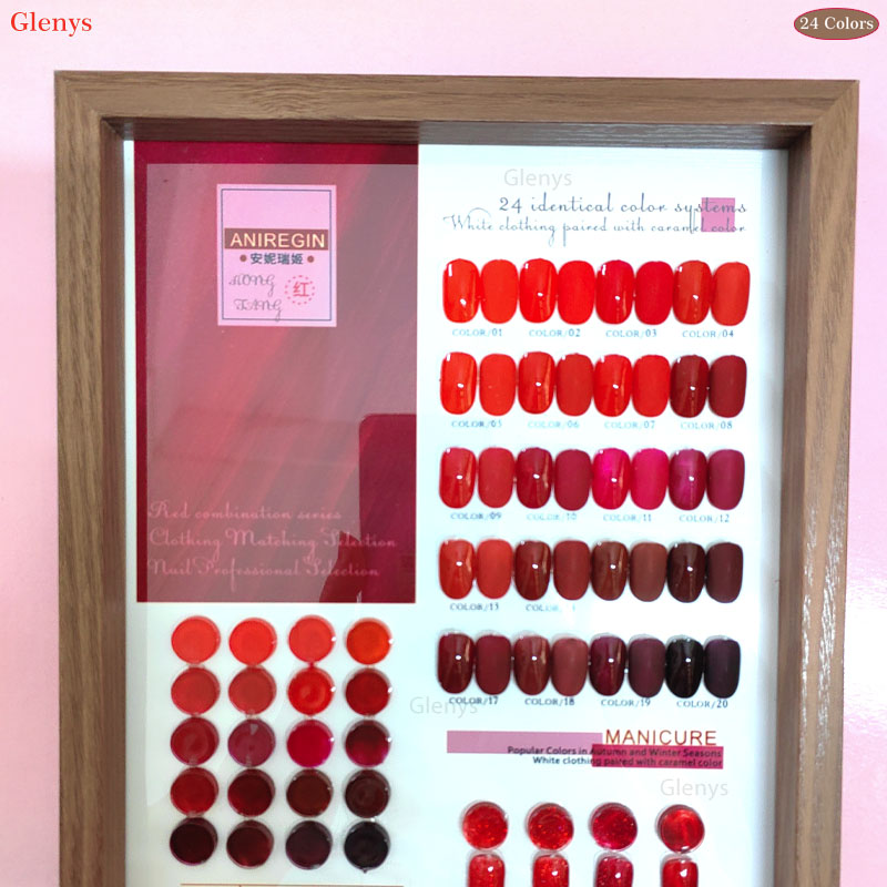 Glenys 24 color beautiful red  - огляд і ціна Resin Art Learning