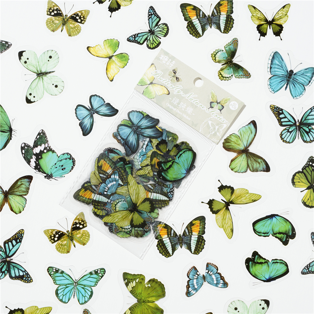 40pcs Colorful Butterfly Wings - огляд і ціна Resin Art Sticker