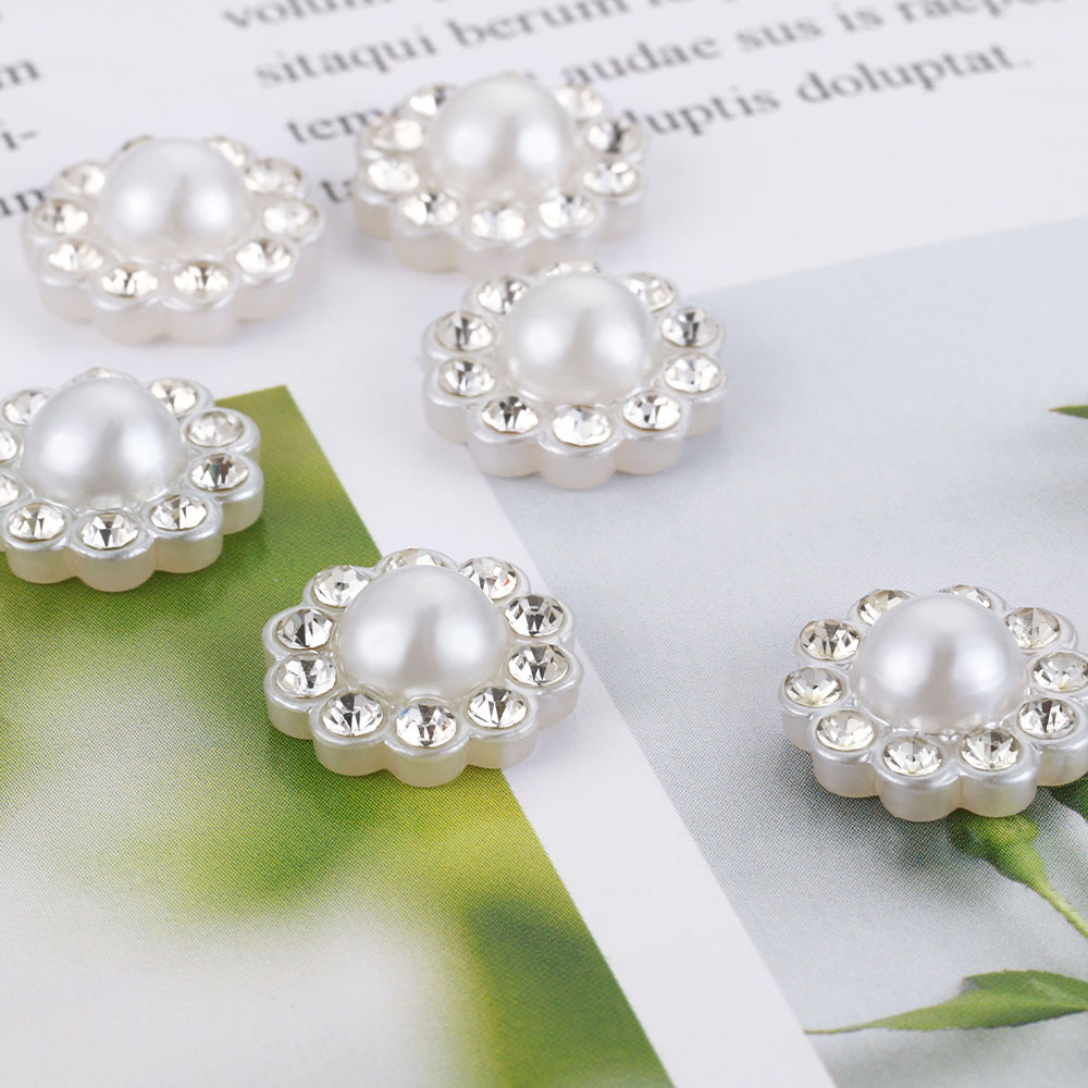 50pcs White Flat Imitation Pea - огляд і ціна Resin Art Box