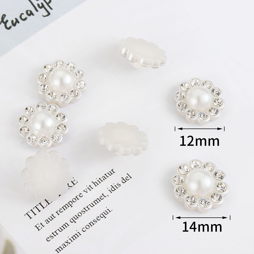 50pcs White Flat Imitation Pea - огляд і ціна Resin Art Box