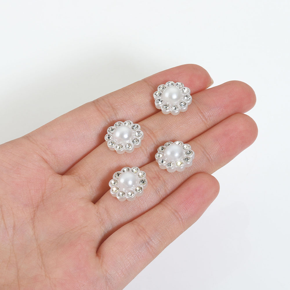 50pcs White Flat Imitation Pea - огляд і ціна Resin Art Box