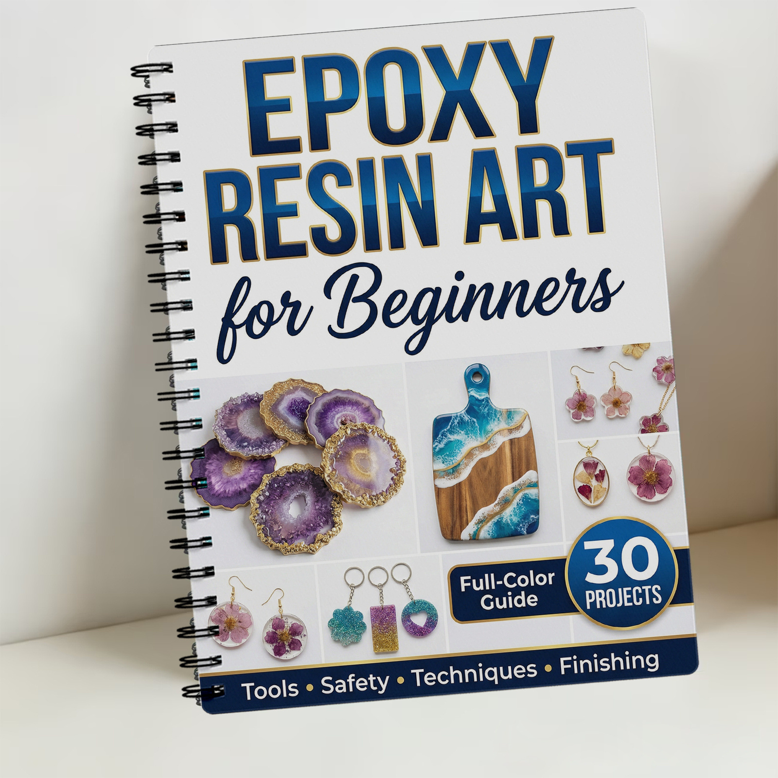 Epoxy Resin Art Book Guide Lea - огляд і ціна Resin Art Learning