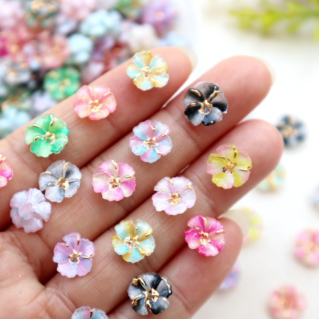 30pcs Mini Resin Flower Caboch - огляд і ціна Resin Art Case