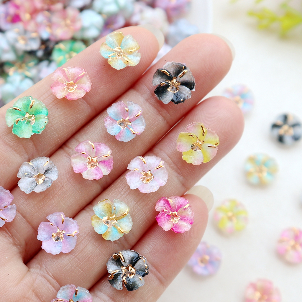 30pcs Mini Resin Flower Caboch - огляд і ціна Resin Art Case