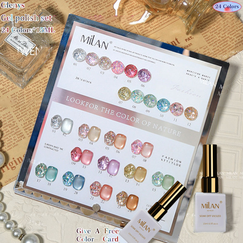 Glenys 24 color nail polish gl - огляд і ціна Resin Art Learning